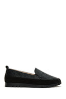 Kadın Siyah Deri Comfort Loafer | Derimod