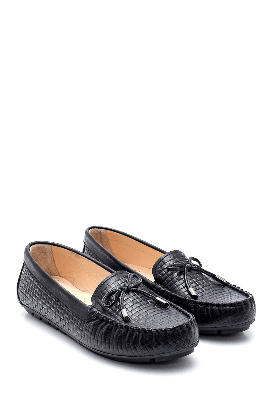 Women's Leather Crocodile Loafer