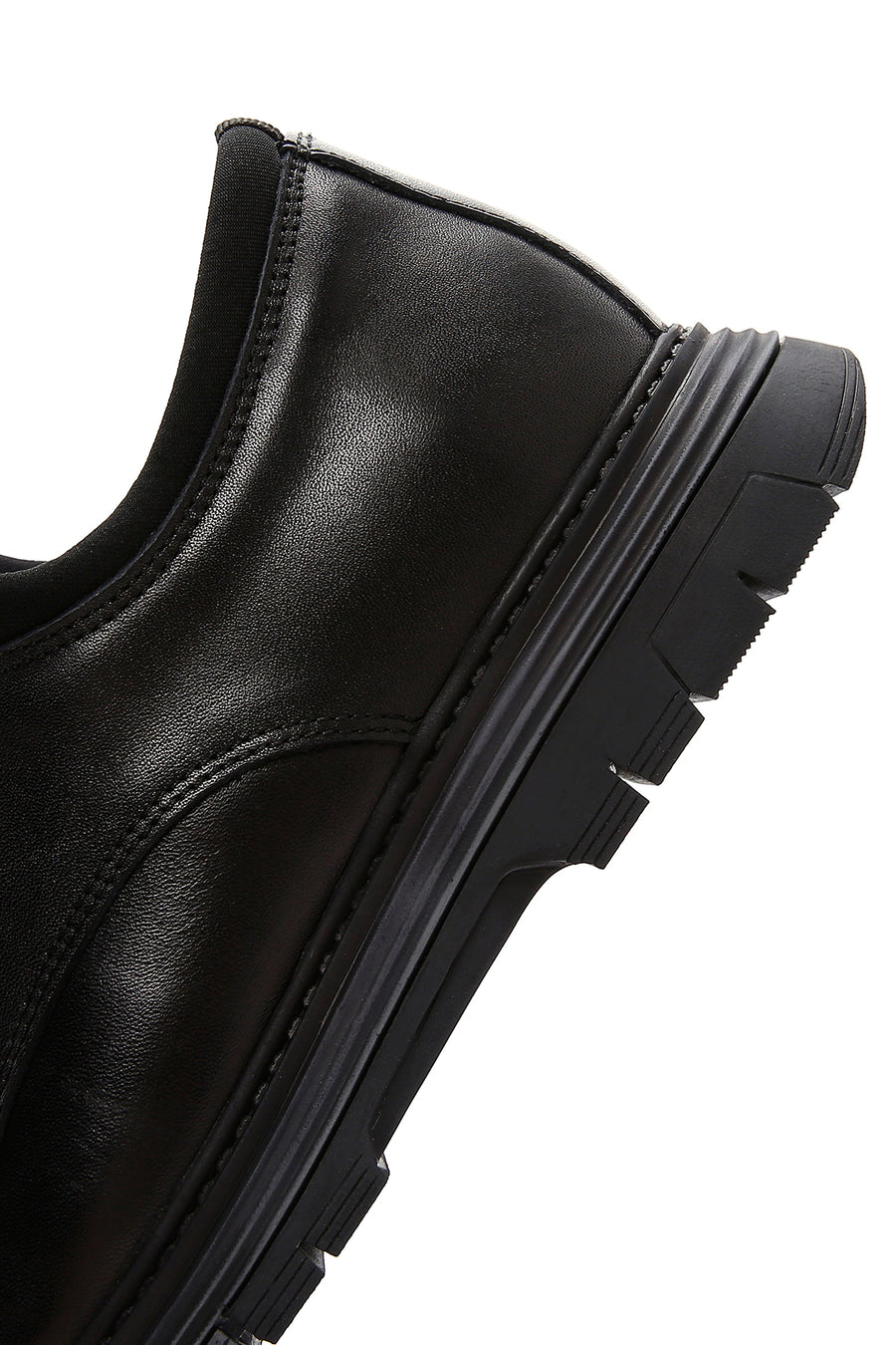 Men's Black Lace-up Leather Casual Shoes