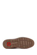 Men's Mink Lace-Up Nubuck Leather Sneaker | Derimod
