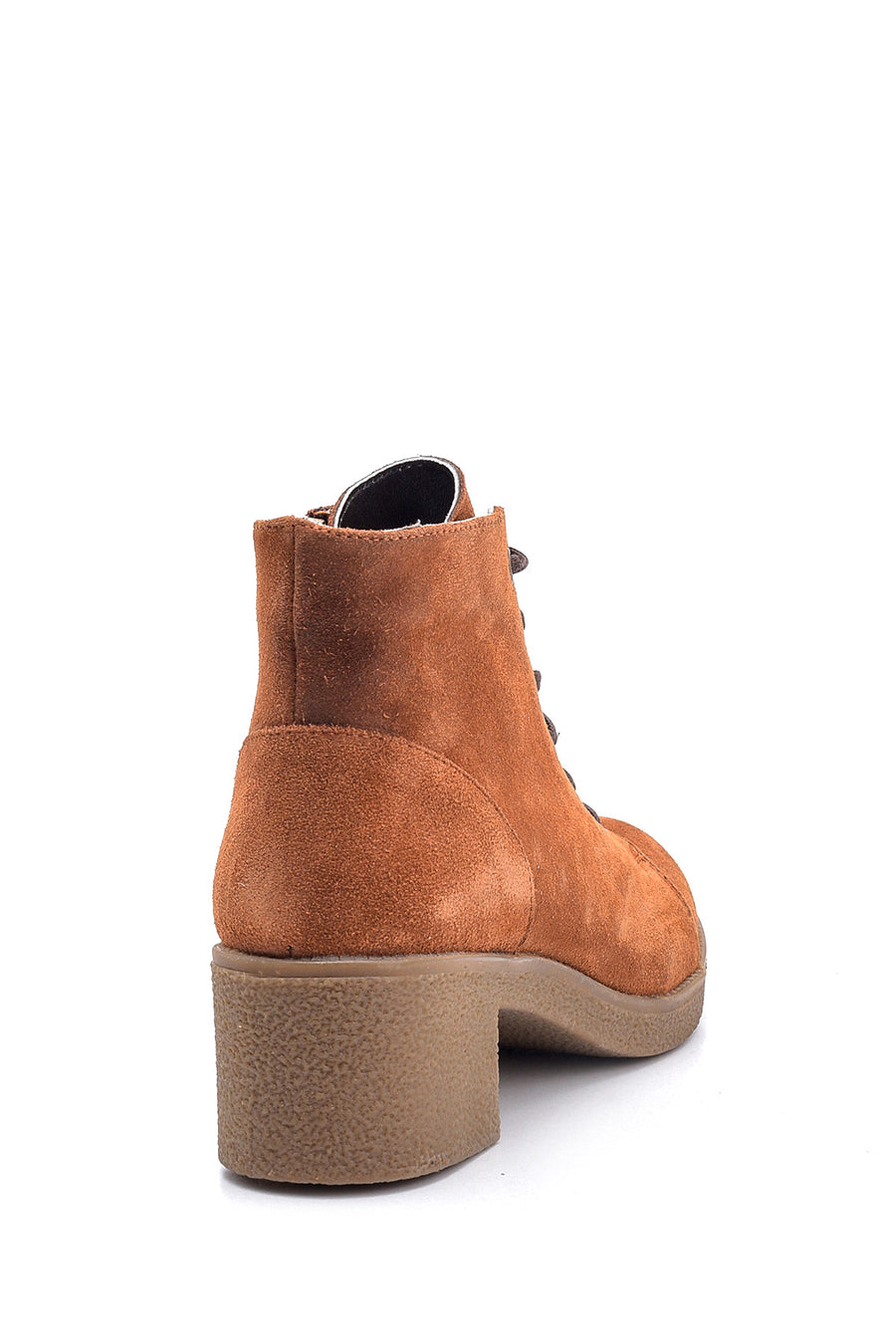 Women's Suede Leather Heeled Boots