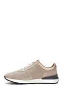 Erkek Bej Süet Deri Sneaker | Derimod