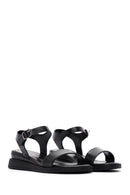 Kadın Siyah Comfort Sandalet | Derimod