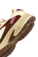 Derimod Studio Women's Beige Lace-Up Thick-Soled Sneaker | Derimod