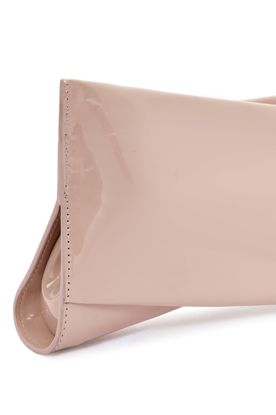 Women's Beige Chain Strap Clutch Bag