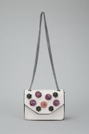 Women's Shoulder Bag with Flower Detail | Derimod