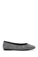 Women's Black Stone Ballet Ballet | Derimod