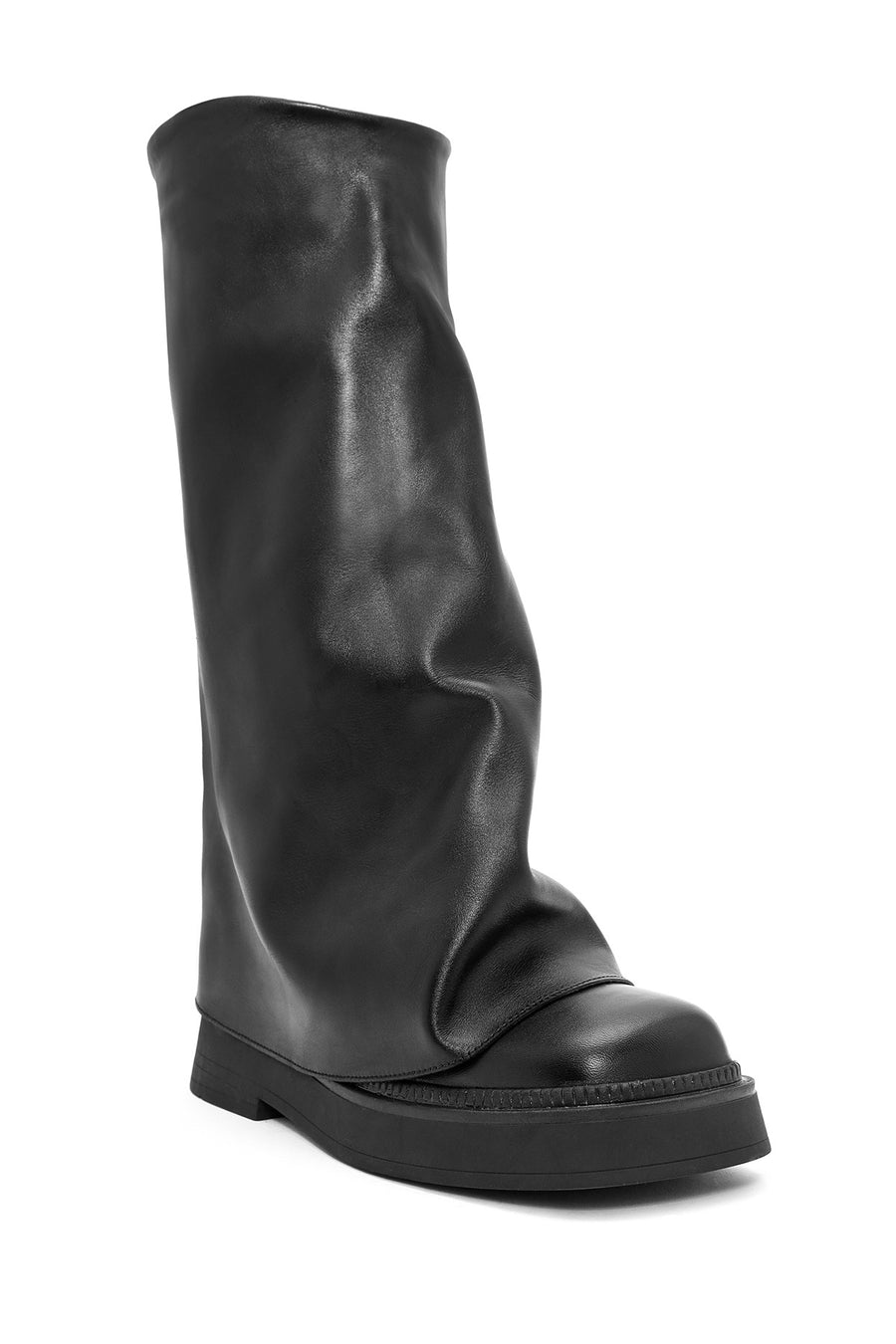 Women's Black Leather Boots