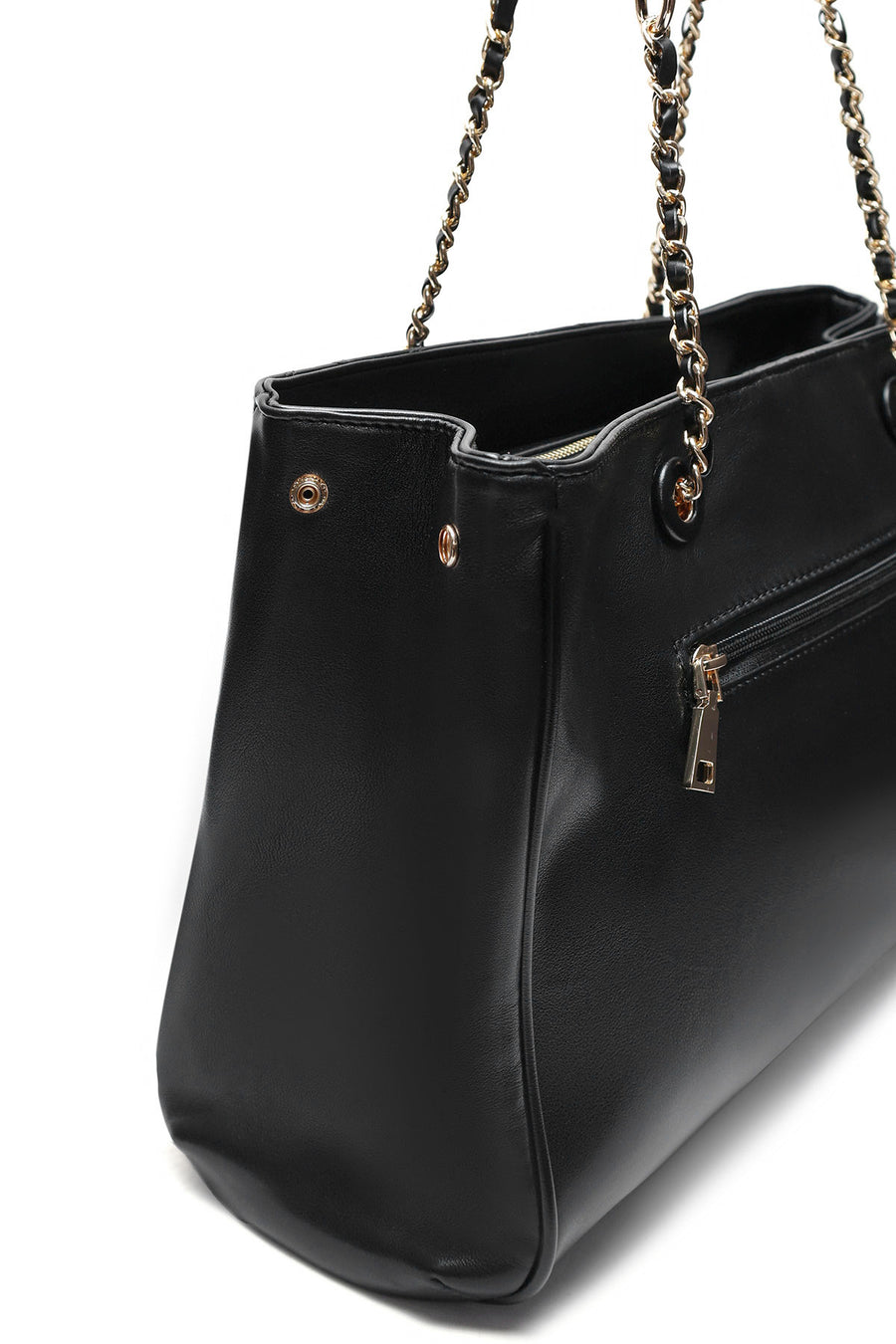 Women's Black Long Strap Printed Shoulder Bag