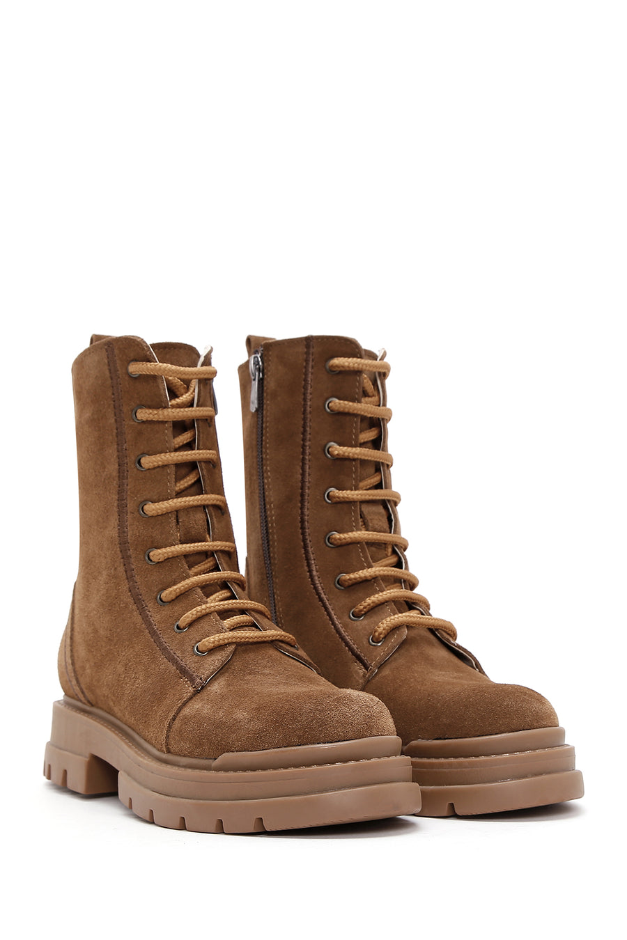 Women's Tan Suede Boots