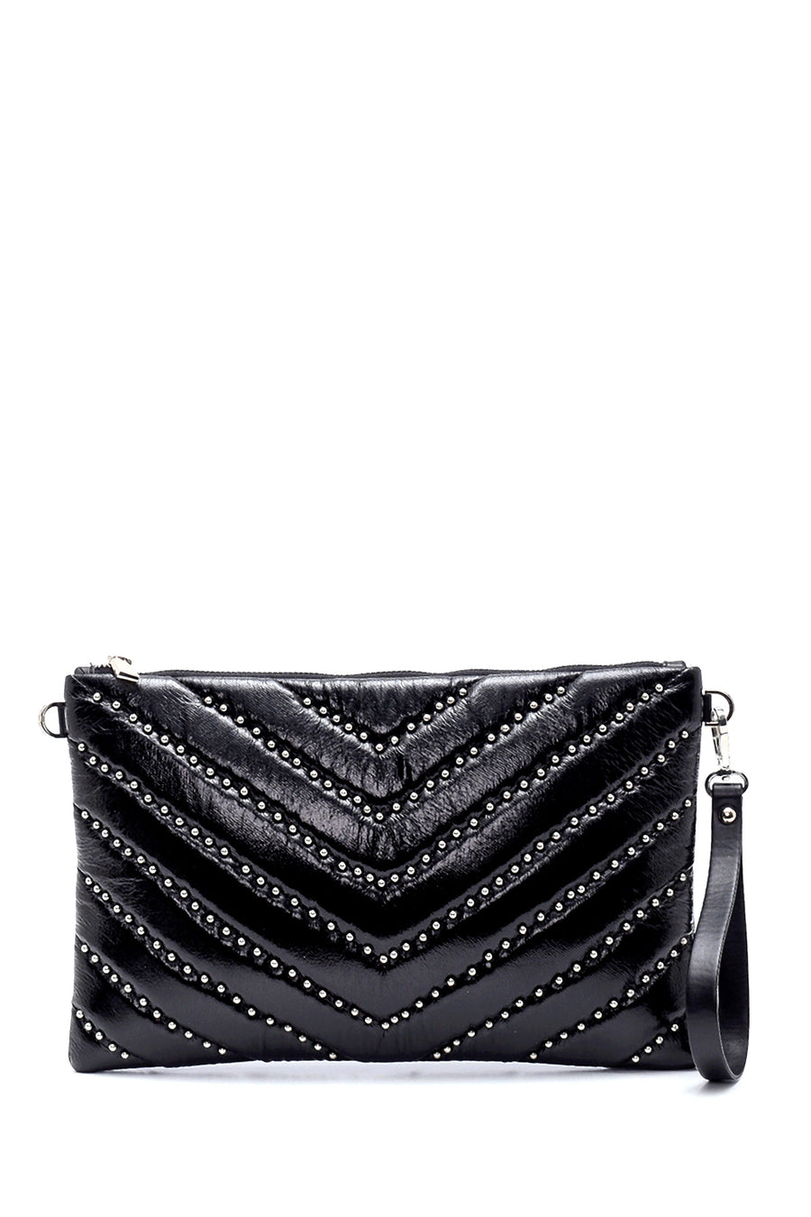 Women's Patent Leather Portfolio Bag 21SBD231223 | Derimod