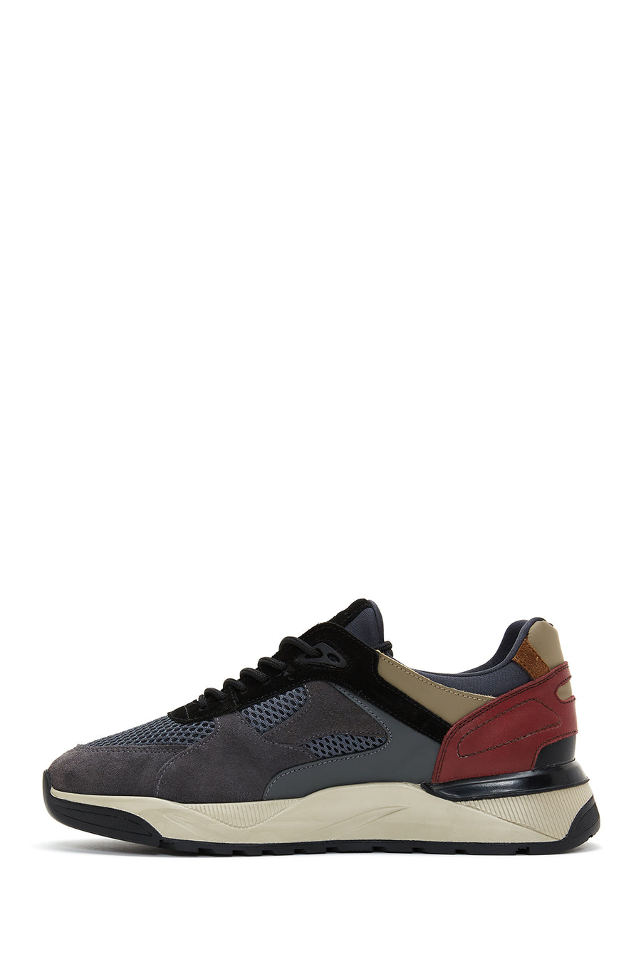 Men's Anthracite Suede Leather Detailed Sneaker