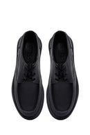 Men's Black Lace Up Leather Casual Shoes | Derimod