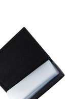 Men's Black Leather Card Holder | Derimod