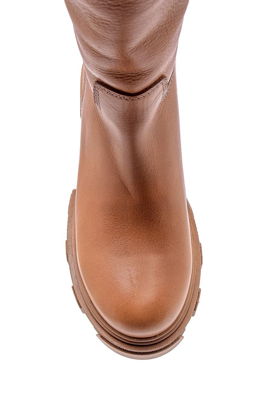 Women's Leather Thick Soled Boots