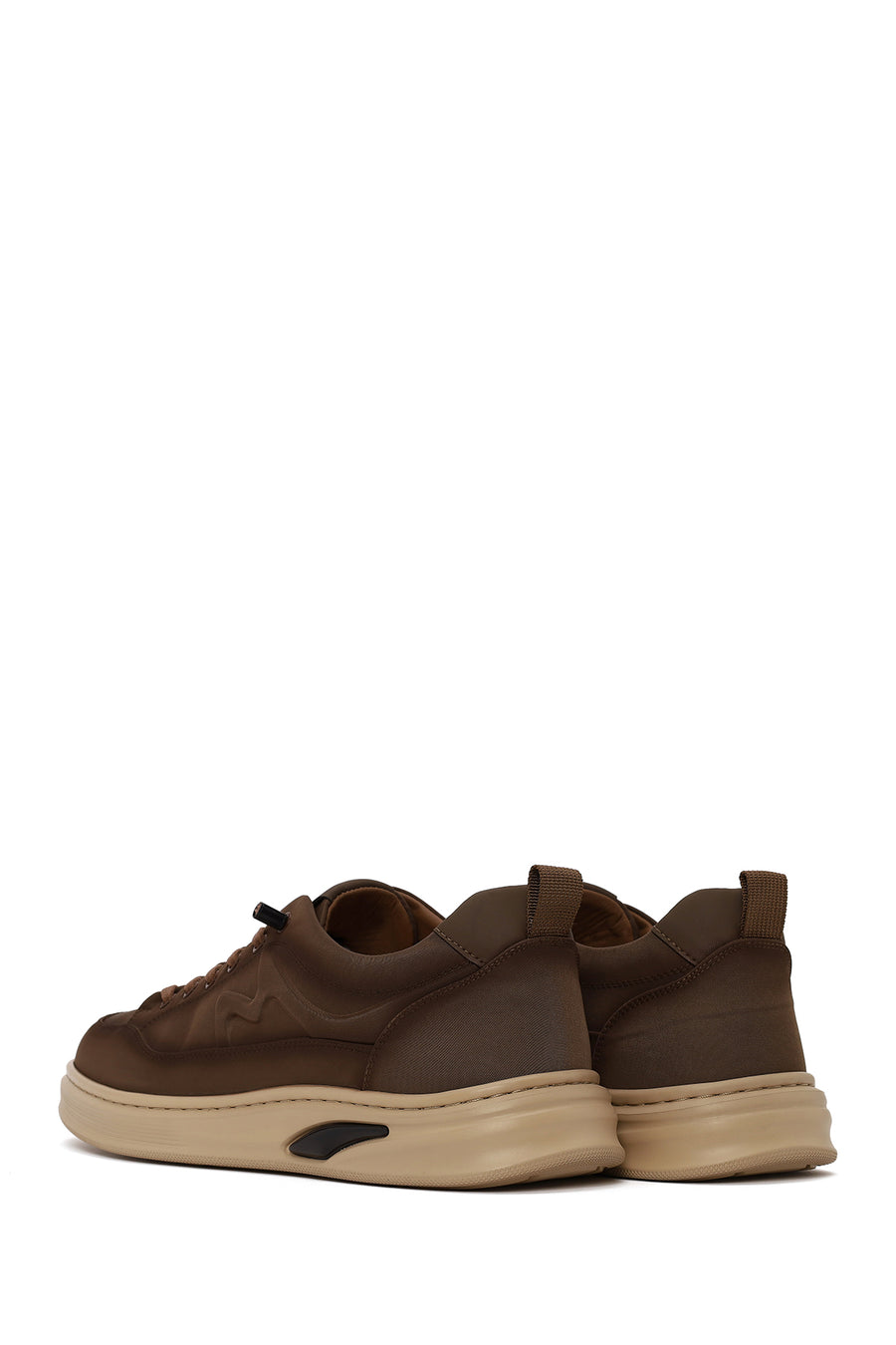 Derimod Zero Male Brown Lace-up Thick-soled Fabric Sneaker