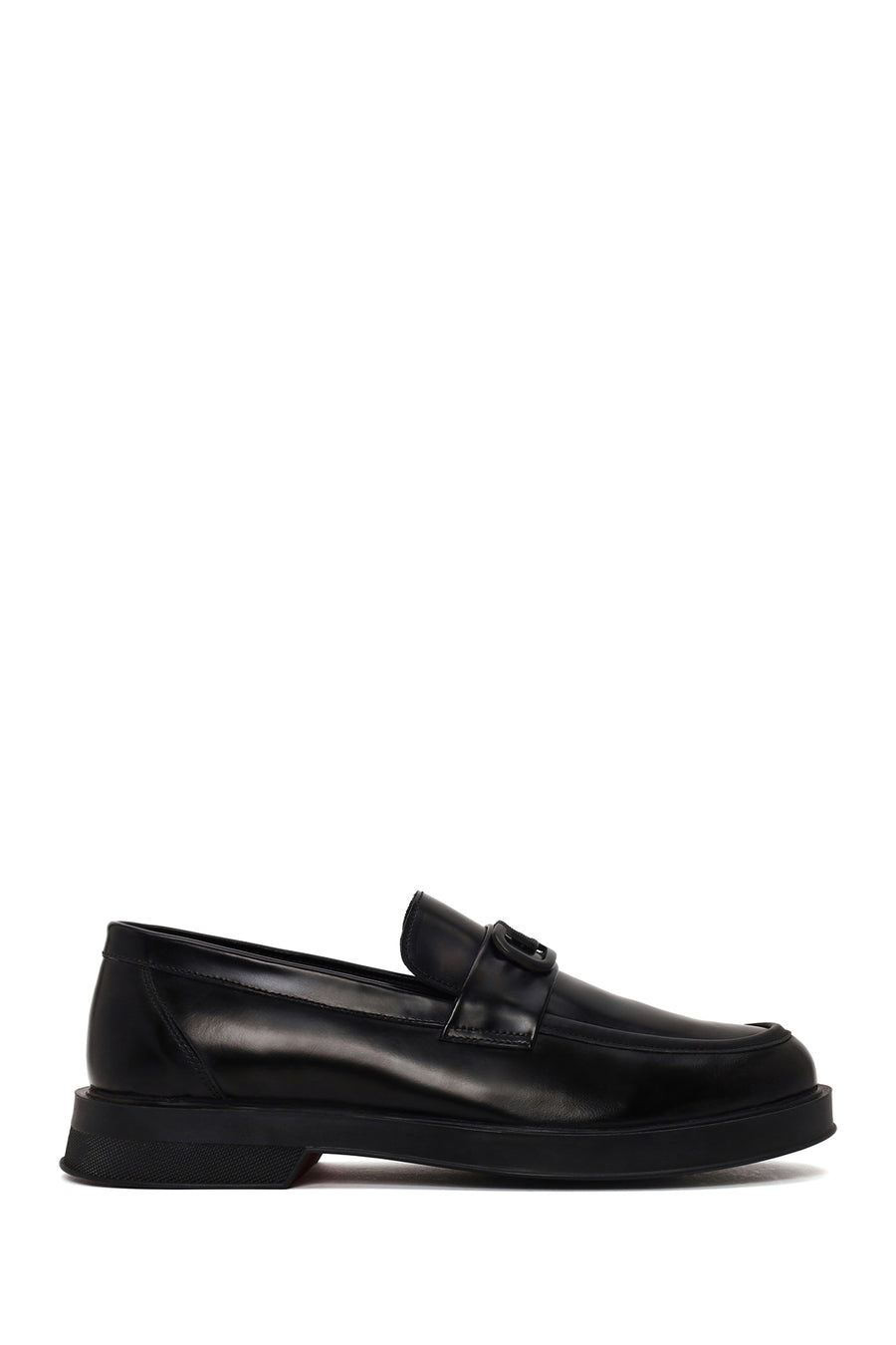 Erkek Siyah Tokalı Deri Casual Loafer WM780016DA | Derimod