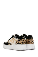 Alberto Guardiani Women's Black Chain Leather Sneaker | Derimod