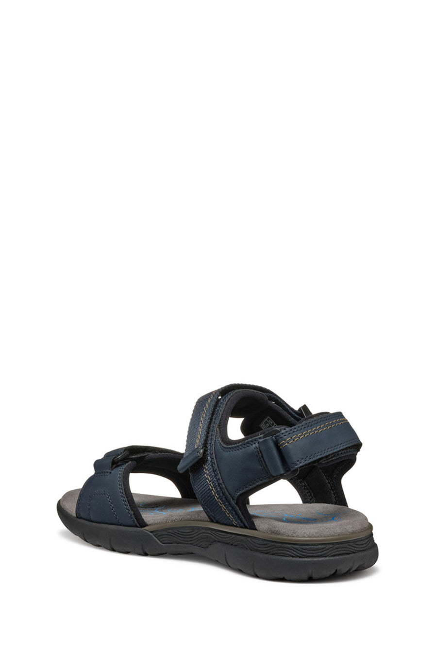 Geox Men's Navy Blue U Spherica Ec5 B- Nbk Synt.Le Double Strap Fabric Sandals