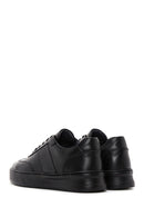 Erkek Siyah Deri Sneaker | Derimod