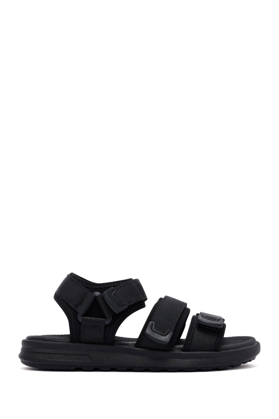 Men's Black Fabric Sandals 25SFD696114 | Derimod