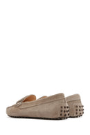 Women's Mink Suede Leather Loafer | Derimod