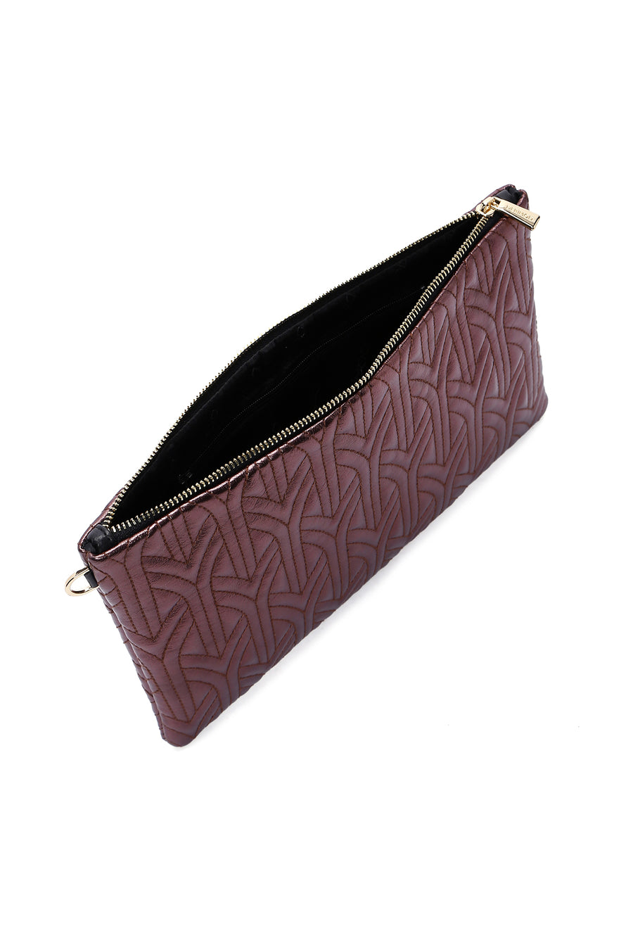 Women's Copper Quilted Portfolio Bag