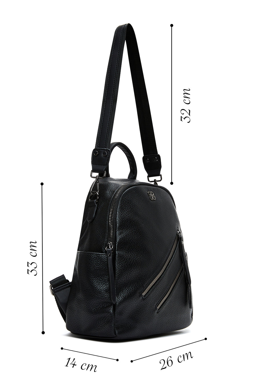 Women's Black Backpack