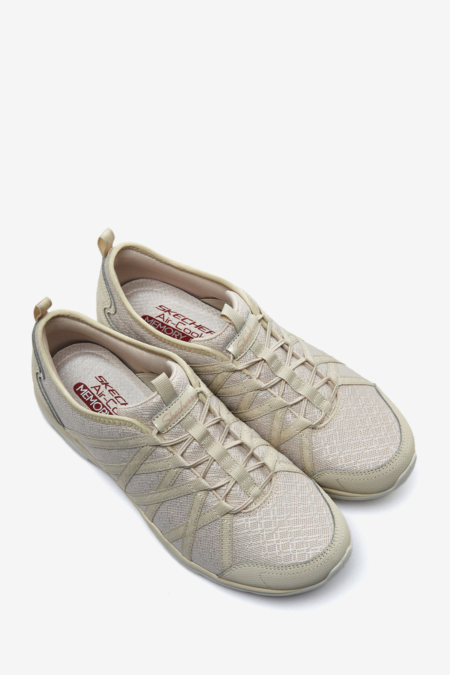 Skechers Women's Beige Glide-Step Beyond-Indomitable Sneaker