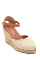 Women's Fabric Detailed Espadrille | Derimod