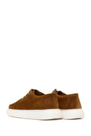 Male Tan Lace-Up Thick-Soled Suede Casual Shoes | Derimod