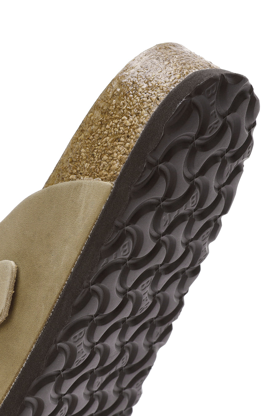 Birkenstock Erkek Kahverengi Boston Sfb Leoi Nu Kapalı Nubuk Deri Terlik