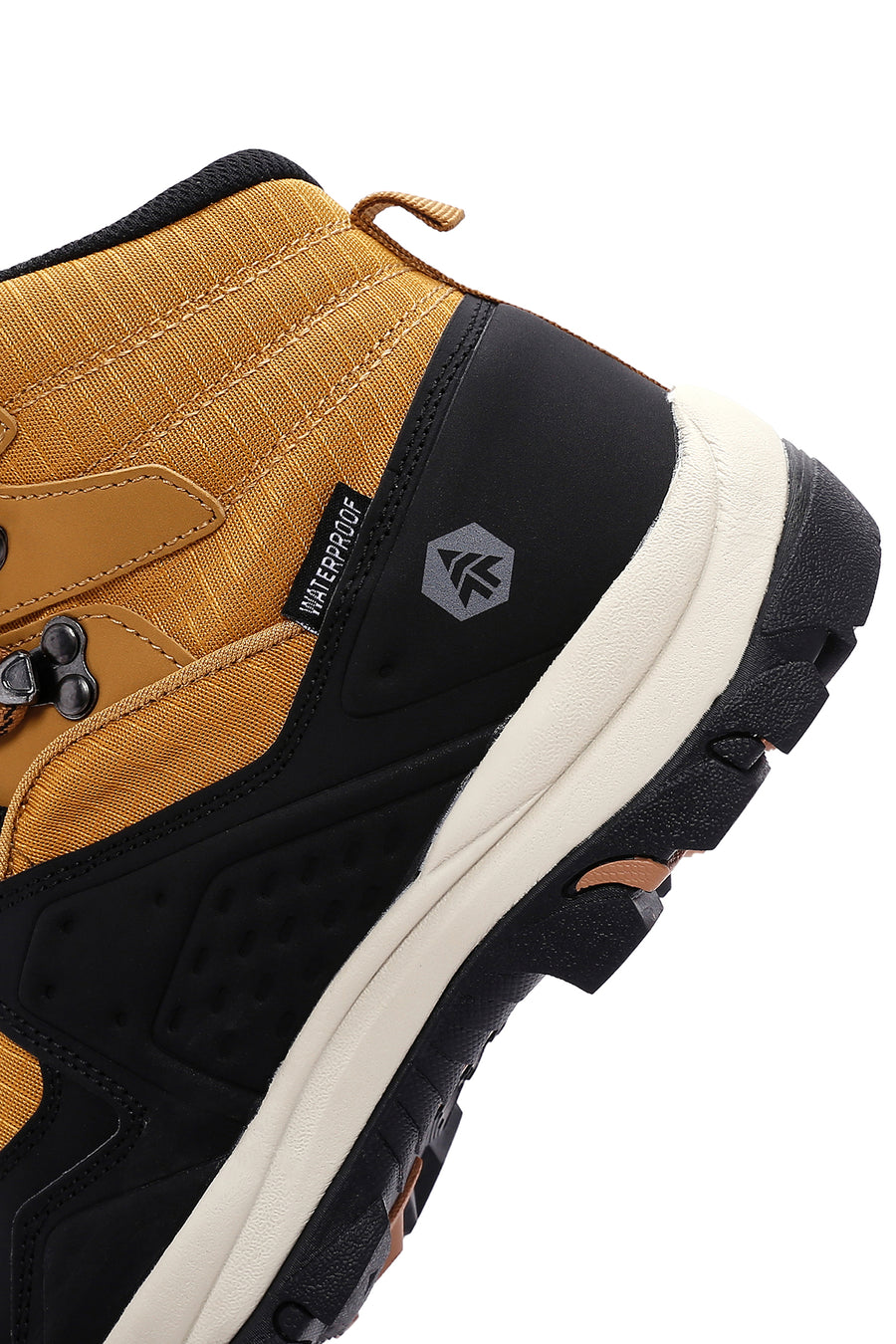 Hammer Jack Men's Black-Yellow Vader Waterproof Outdoor Boots