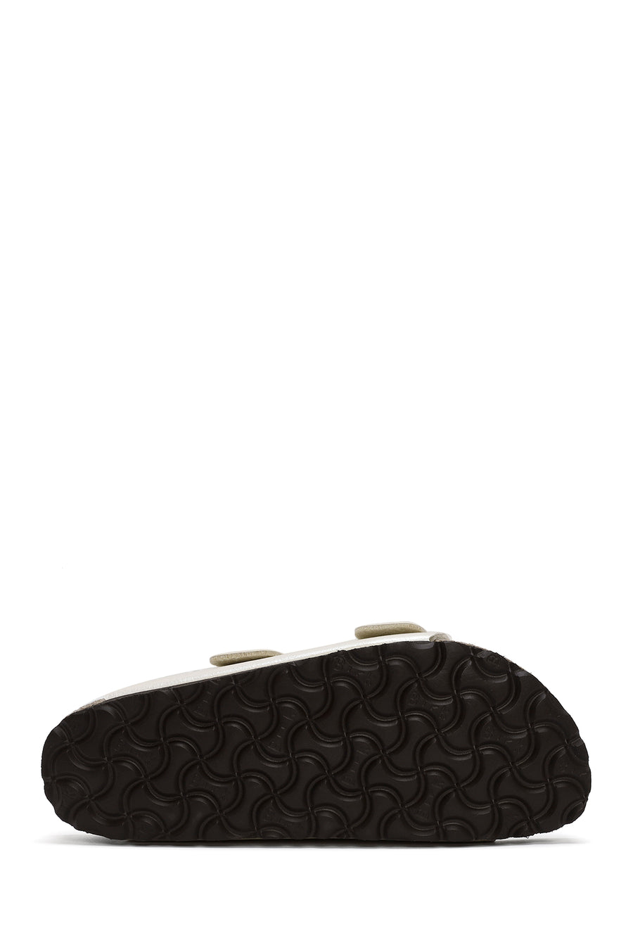 Birkenstock Kadın Beyaz Arizona Big Buckle Bf Graceful Çift Bantlı Metalik Terlik
