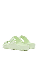 Birkenstock Women's Green Arizona Eva Double Buckle Slippers | Derimod