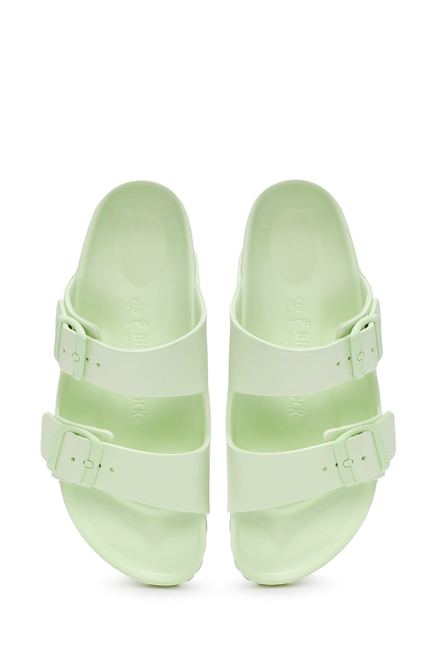 Birkenstock Women's Green Arizona Eva Double Buckle Slippers