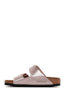 Birkenstock Kadın Bakır Deri Arizona BB Metallic Tokalı Terlik | Derimod
