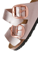 Birkenstock Kadın Bakır Deri Arizona BB Metallic Tokalı Terlik | Derimod