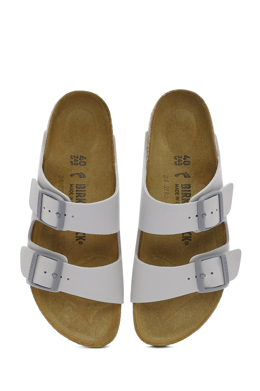 Birkenstock Erkek Bej Arizona Bf Çift Tokalı Terlik