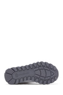 Hammer Jack Women's Gray Nubuck Leather Peru G Sneaker | Derimod