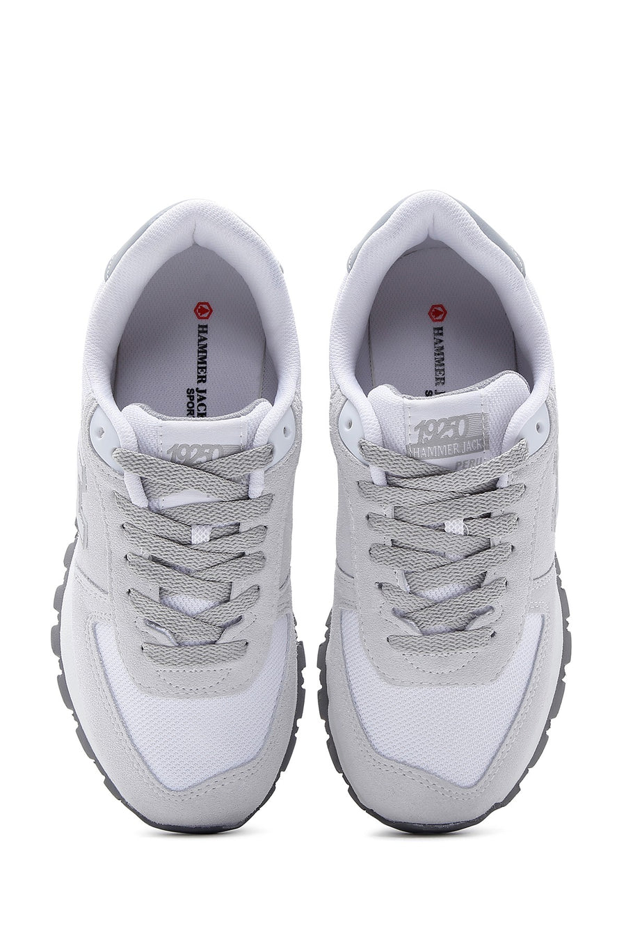 Hammer Jack Women's Gray Nubuck Leather Peru G Sneaker