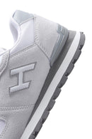 Hammer Jack Women's Gray Nubuck Leather Peru G Sneaker | Derimod