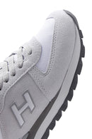 Hammer Jack Women's Gray Nubuck Leather Peru G Sneaker | Derimod