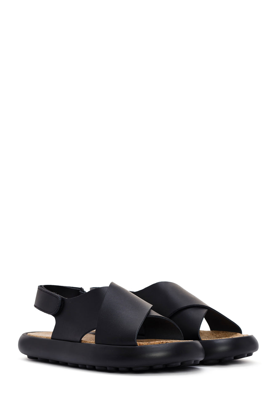 Camper Women's Black Pelotas Flota Sandals