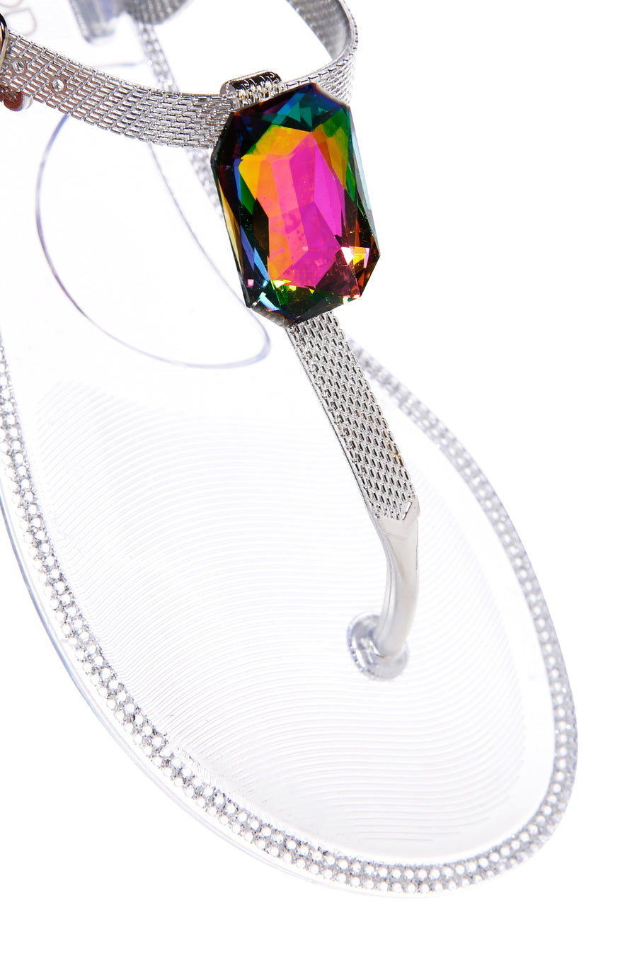 Women's Transparent Jelly Flip Flops Sandals