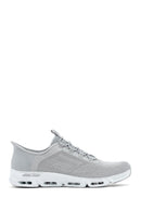 Skechers Kadın Gri Glide Step Gratify Bağcıklı Kumaş Sneaker | Derimod
