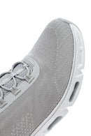 Skechers Kadın Gri Glide Step Gratify Bağcıklı Kumaş Sneaker | Derimod