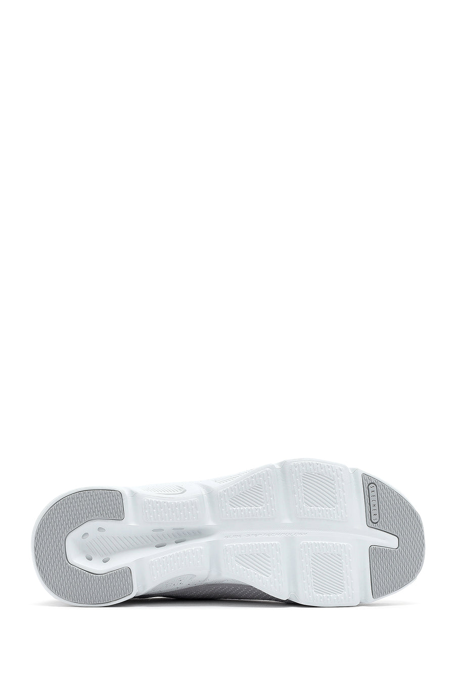 Skechers Kadın Gri Glide Step Gratify Bağcıklı Kumaş Sneaker
