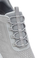 Skechers Kadın Gri Glide Step Gratify Bağcıklı Kumaş Sneaker | Derimod