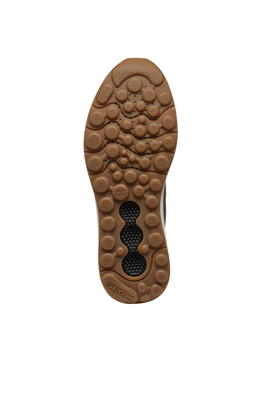 Geox Men's Brown U Spherica Active Lace-Up Waterproof Leather Sneaker
